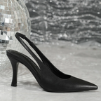 Women’s Élise Minimalist French-Style Buckle Strap Pointed-Toe High Heels – Slim Stiletto Court Shoes