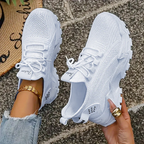 Women’s AirWeave Sneakers – Breathable Mesh Lightweight Flat Shoes