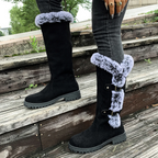 Women's WinterHug Mid-Boots - Plush Lined Suede Snow Boots