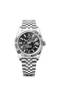 Rolex Sky-Dweller, 42mm, Oystersteel and 18k White Gold, Black, Jubilee