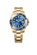 B- Rolex Submariner Date Oyster, 41 mm, yellow gold