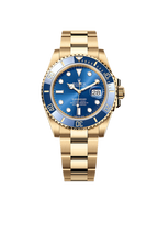 B- Rolex Submariner Date Oyster, 41 mm, yellow gold