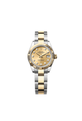 Rolex Lady-Datejust Oyster, 28 mm, Oystersteel and yellow gold