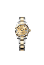 Rolex Lady-Datejust Oyster, 28 mm, Oystersteel and yellow gold
