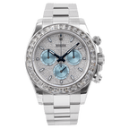 Rolex Oyster Perpetual Cosmograph Daytona Platinum Diamond Bezel Diamond Paved Dial