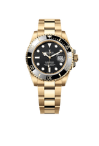 A- Rolex Submariner Date, 18k Yellow Gold, 41mm
