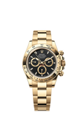 Rolex Cosmograph Daytona Yellow Gold Black Dial