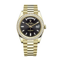 Rolex Day-Date 40 Yellow Gold Diamond Bezel – President Bracelet