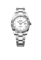 Rolex Datejust 41 Oyster, 41 mm, Oystersteel and white gold