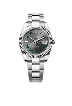 Rolex Datejust 41 Oyster, 41 mm, Oystersteel and white gold
