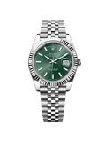 Rolex Datejust 41 Oyster, 41 mm, Oystersteel and white gold