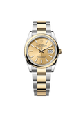 Rolex Datejust 36 Oyster, 36 mm, Oystersteel and yellow gold