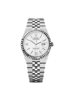 Rolex Land-Dweller 36 Oyster, 36 mm, Oystersteel and white gold
