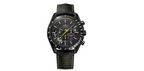 Speedmaster Dark Side of the Moon 44.25 mm, black ceramic on rubber strap