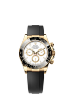 Rolex Cosmograph Daytona Yellow Gold White Dial with Oysterflex Bracelet