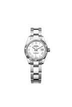 Rolex Lady-Datejust Oyster, 28 mm, Oystersteel and white gold