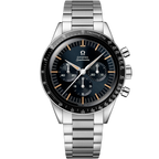 A- Speedmaster First OMEGA in Space 39.7 mm, steel on steel