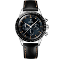 Speedmaster First OMEGA in Space 39.7 mm, steel on leather strap