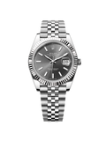 Rolex Datejust 41 Oyster, 41 mm, Oystersteel and white gold