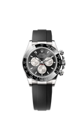 Rolex Cosmograph Daytona White Gold Steel Grey Dial with Oysterflex Bracelet