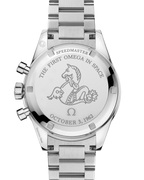 A- Speedmaster First OMEGA in Space 39.7 mm, steel on steel