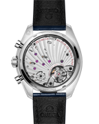 Speedmaster Chronoscope 43 mm, steel on leather strap