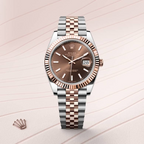 Rolex Datejust 41 Oyster, 41 mm, Oystersteel and Everose gold
