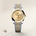 Rolex Datejust 41 Oyster, 41 mm, Oystersteel and yellow gold