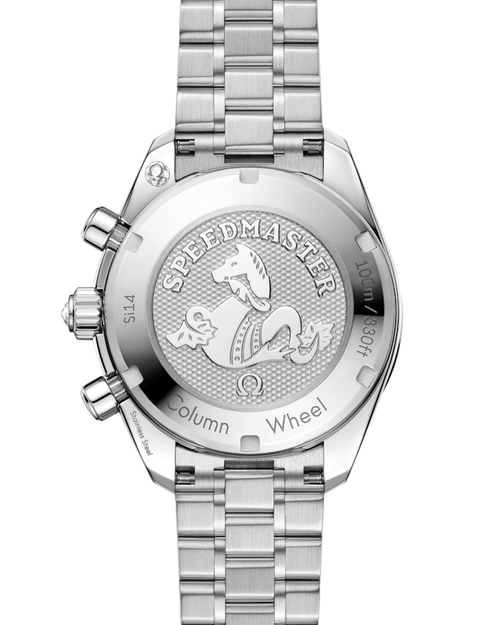 A- Speedmaster 38 38 mm, steel on steel