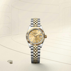 Rolex Lady-Datejust Oyster, 28 mm, Oystersteel and yellow gold