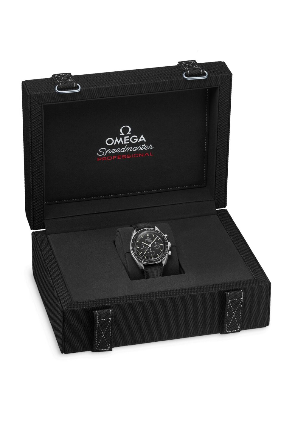 Speedmaster Moonwatch Professional 42 mm, steel on coated nylon fabric strap