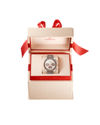 Speedmaster 38 38 mm, steel ‑ Sedna™ gold on leather strap