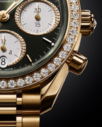 A- Speedmaster 38 38 mm, Moonshine™ gold on Moonshine™ gold